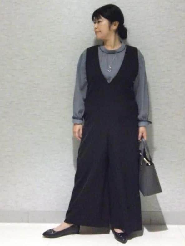 sakoさんの「Reflect｜【長め丈／ドライタッチ】ガンクラブチェック柄ブラウス」を使ったコーディネート