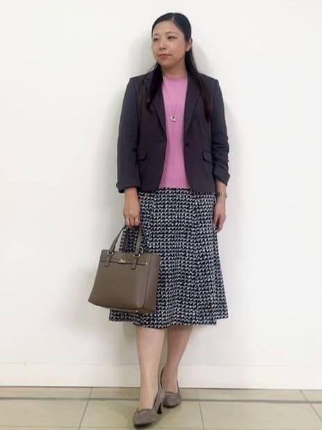 chisaさんの「Reflect｜【SS-4Lサイズ】匠ジャケット／ベーシックテーラード／WEB先行カラーあり」を使ったコーディネート