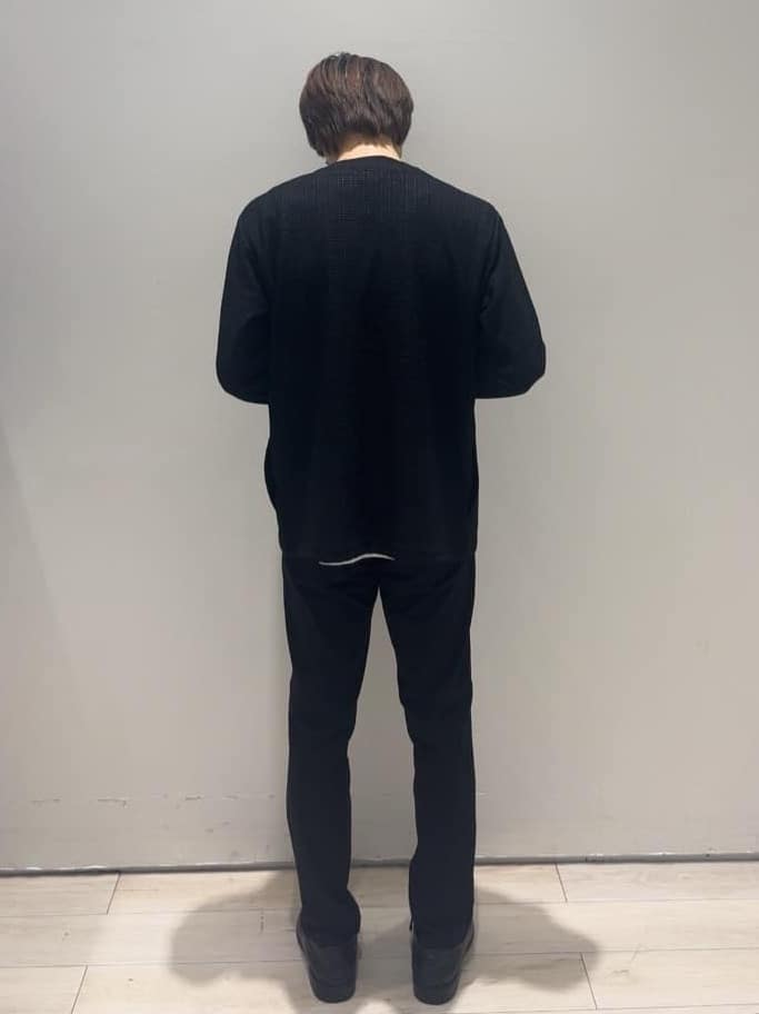 Neneさんの「THE SHOP TK｜【セットでお買い得！！】長袖カーディガン＋半袖Tシャツ　洗濯機OK/吸水速乾(Tシャツのみ)」を使ったコーディネート