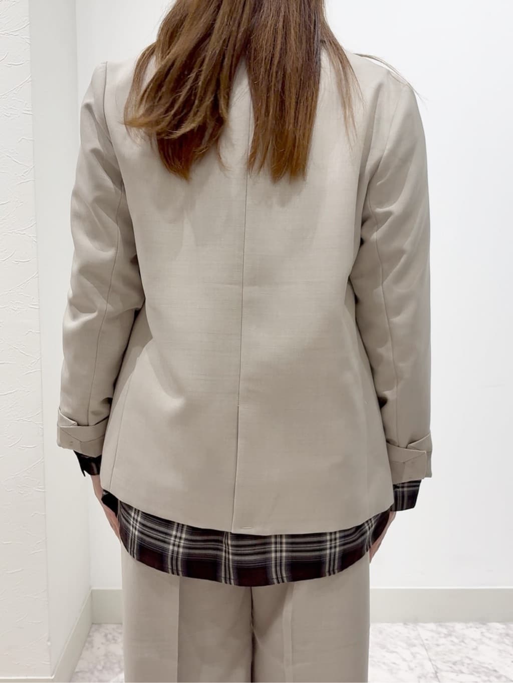 しかっちさんの「grove｜【カセット服】ダブルブレストテーラードジャケット」を使ったコーディネート