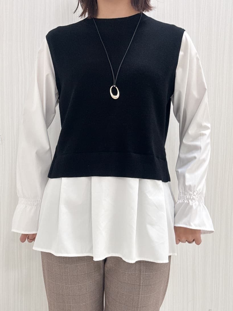 yuさんの「COUP DE CHANCE｜【手洗い可／日本製】センタープレステーパードパンツ」を使ったコーディネート