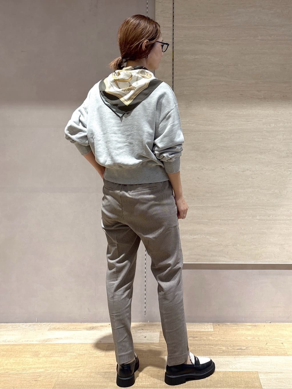 たけねぇさんの「OPAQUE.CLIP｜《SS-LLサイズ》ハイストレッチイージースティックパンツ【洗濯機洗い可】」を使ったコーディネート