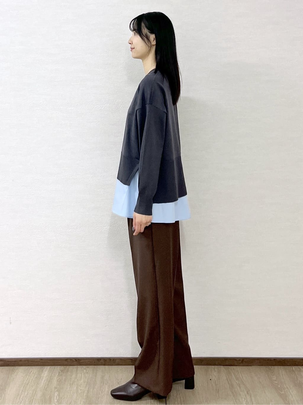 sachikoさんの「OPAQUE.CLIP｜《ツインセット》リラクシーサイドスリットニット&times;ドッキングタンク【洗濯機洗い可】」を使ったコーディネート
