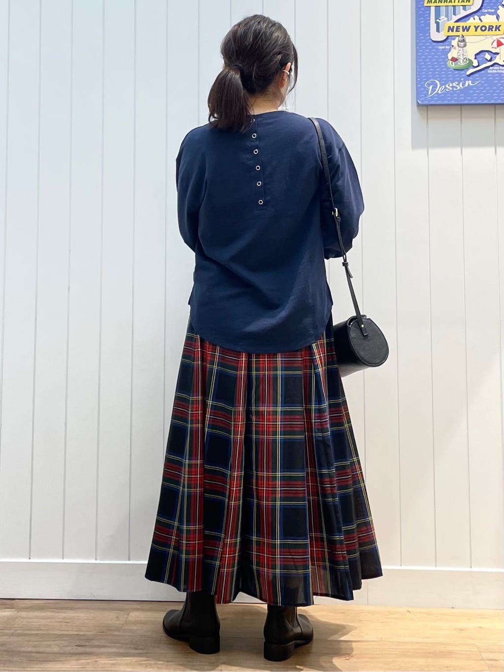 msatoさんの「Dessin｜【360度可愛い・洗える】バックヘンリーカットソー」を使ったコーディネート