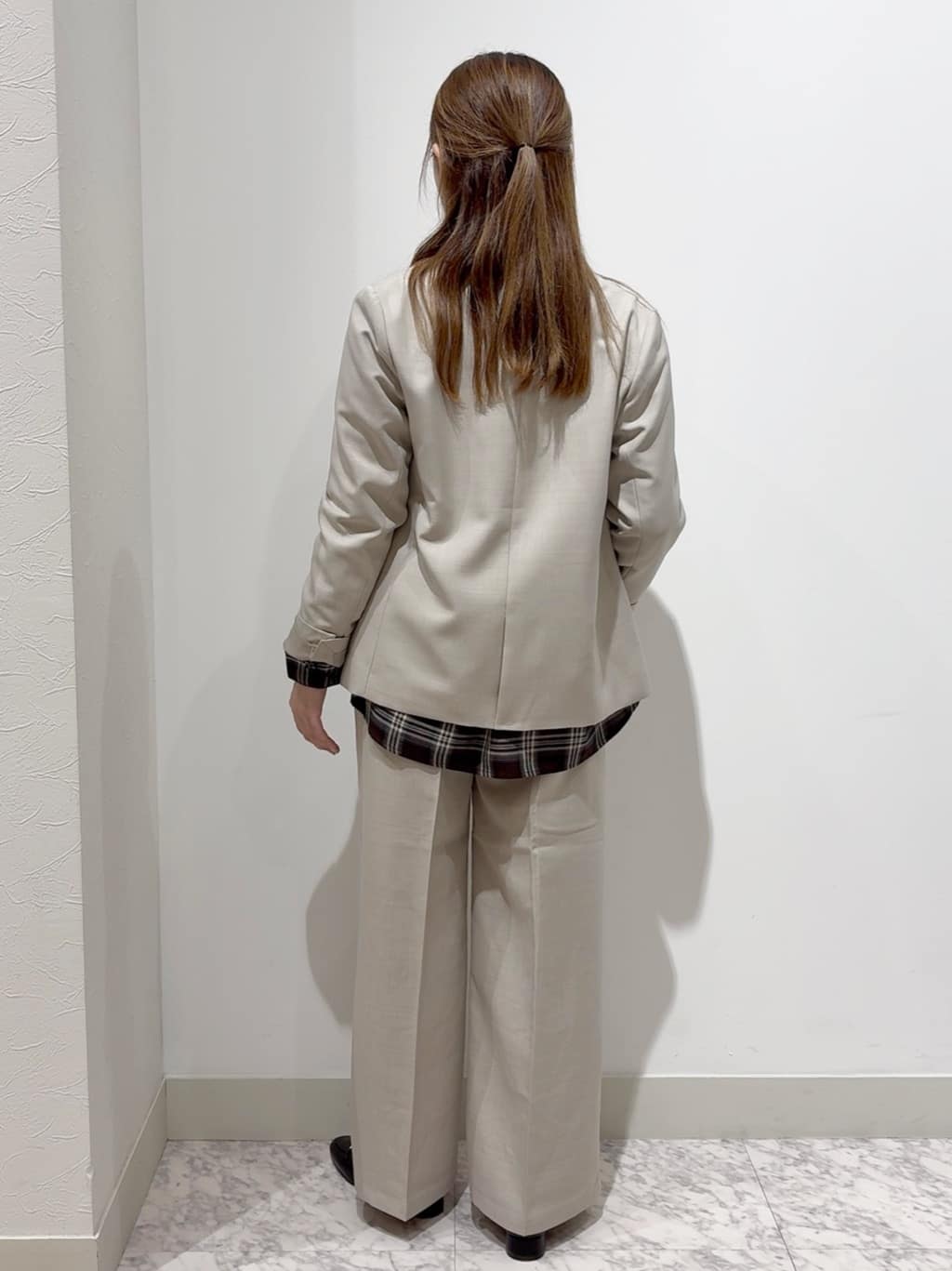 しかっちさんの「grove｜【カセット服】ダブルブレストテーラードジャケット」を使ったコーディネート