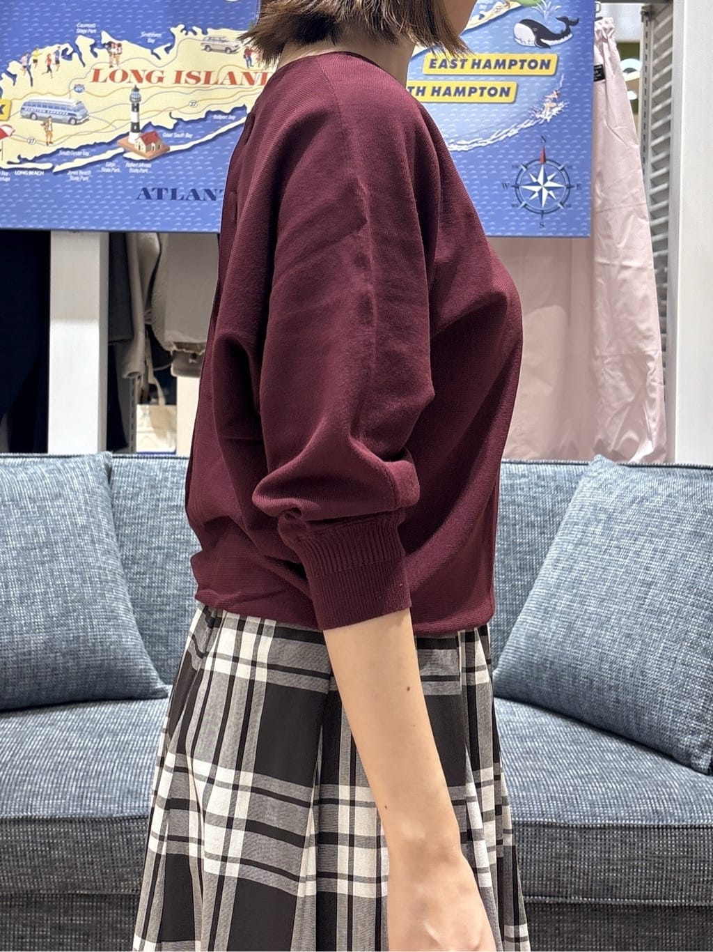 risaさんの「Dessin｜【洗える】後ろボタンニットプルオーバー七分袖」を使ったコーディネート