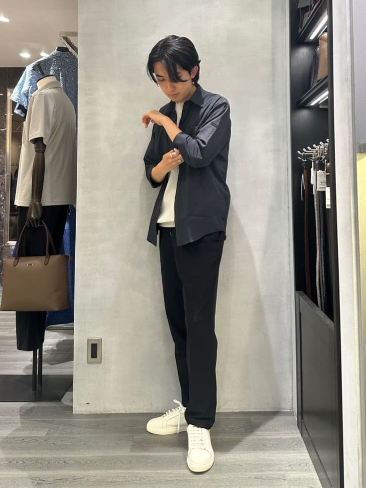kotonaさんの「TAKEO KIKUCHI｜レザースニーカー」を使ったコーディネート
