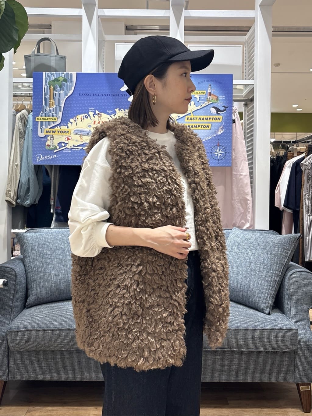 risaさんの「Dessin｜【360度可愛い・洗える】バックヘンリーカットソー」を使ったコーディネート