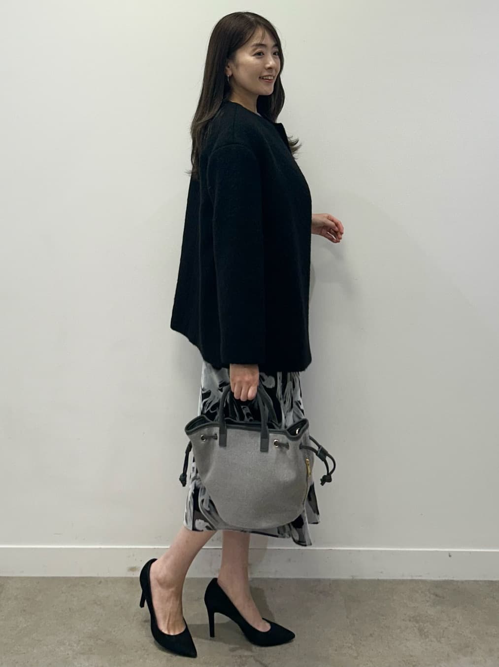 hayaseさんの「COUP DE CHANCE｜◆【手洗い可】スパンコール付ニットトップス」を使ったコーディネート