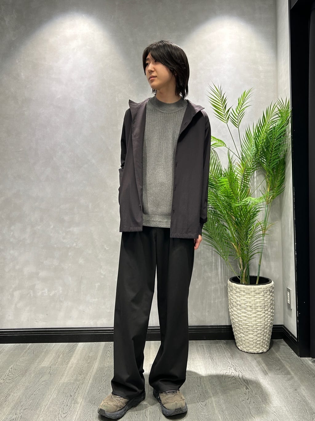 ruiさんの「TAKEO KIKUCHI｜【3D ナイロン ストレッチ】スタンドカラー シャツブルゾン」を使ったコーディネート