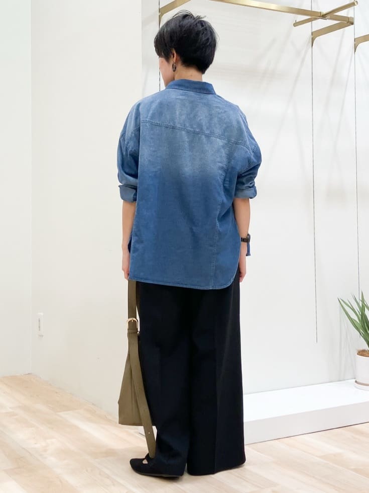 Keiさんの「grove｜ひんやり多機能・やわらかドライタッチ五分袖プルオーバー」を使ったコーディネート