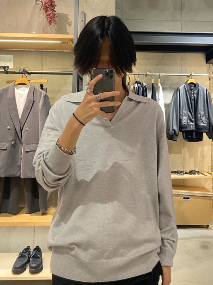 Harukiさんの「tk.TAKEO KIKUCHI｜ハイゲージスキッパーコンパクトポロニット」を使ったコーディネート
