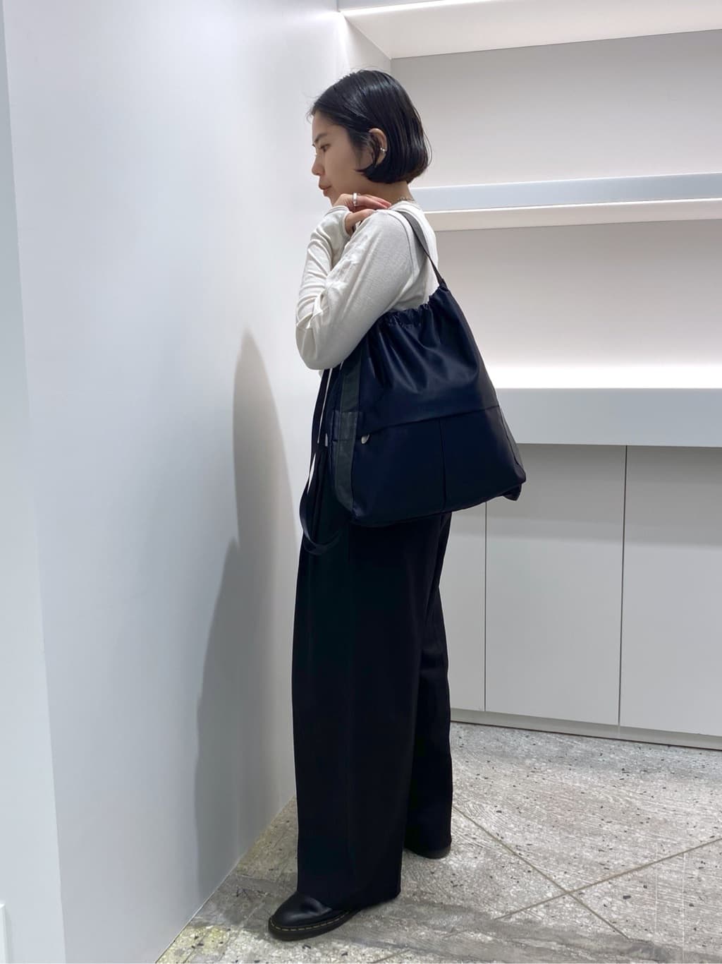 Uさんの「HIROKO HAYASHI｜LUINI SATINE（ルイーニ サティーネ）2wayナップサック」を使ったコーディネート