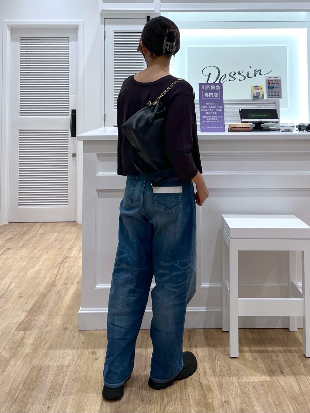 canaさんの「Dessin｜【洗える】デニムカーブパンツ」を使ったコーディネート