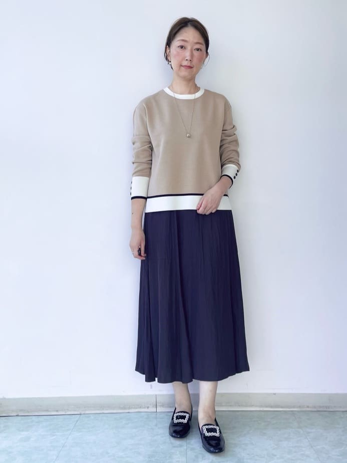 aliceさんの「UNTITLED｜【セットアップ可】ウールライク ダブルブレストジャケット」を使ったコーディネート