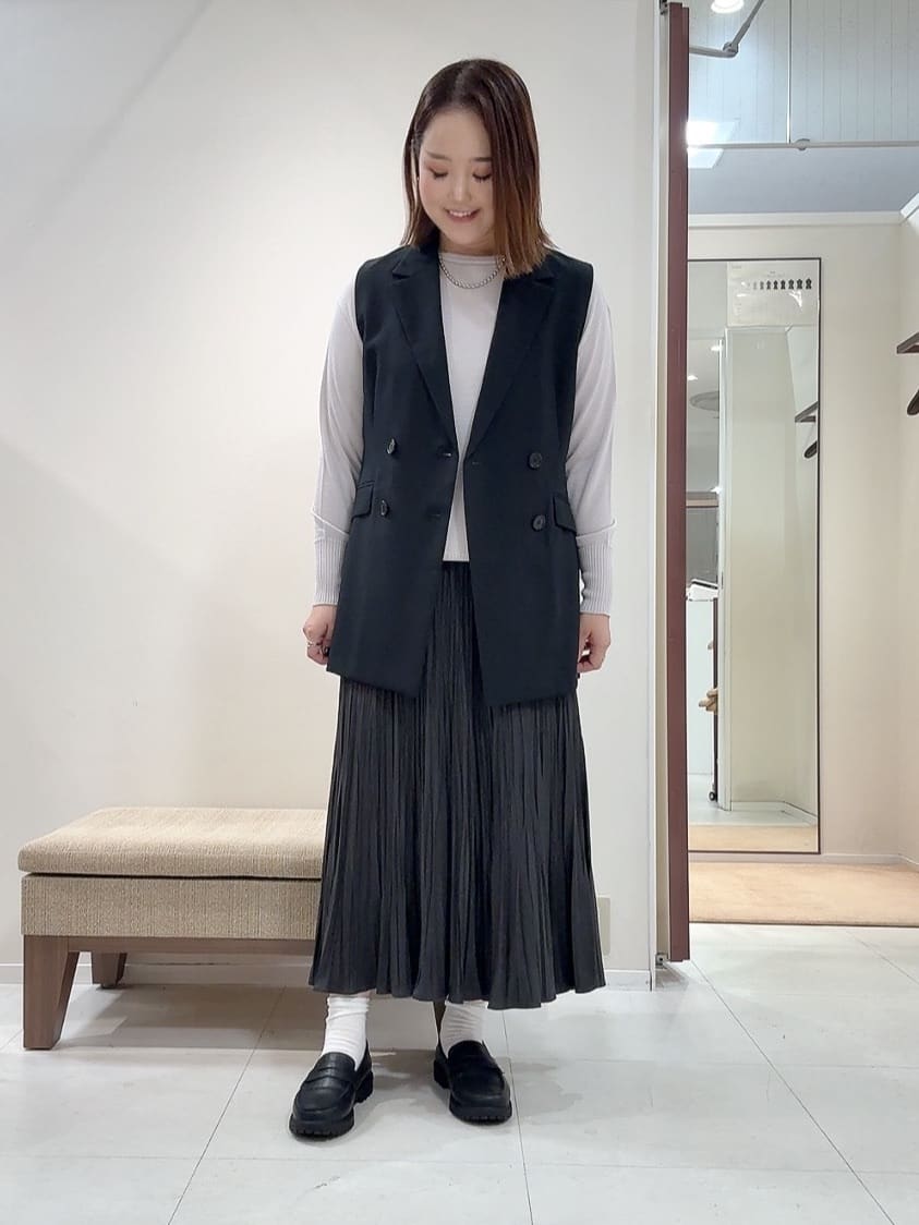 YUIさんの「UNTITLED｜【セットアップ可/洗える】スラブテーラードカラージレ」を使ったコーディネート