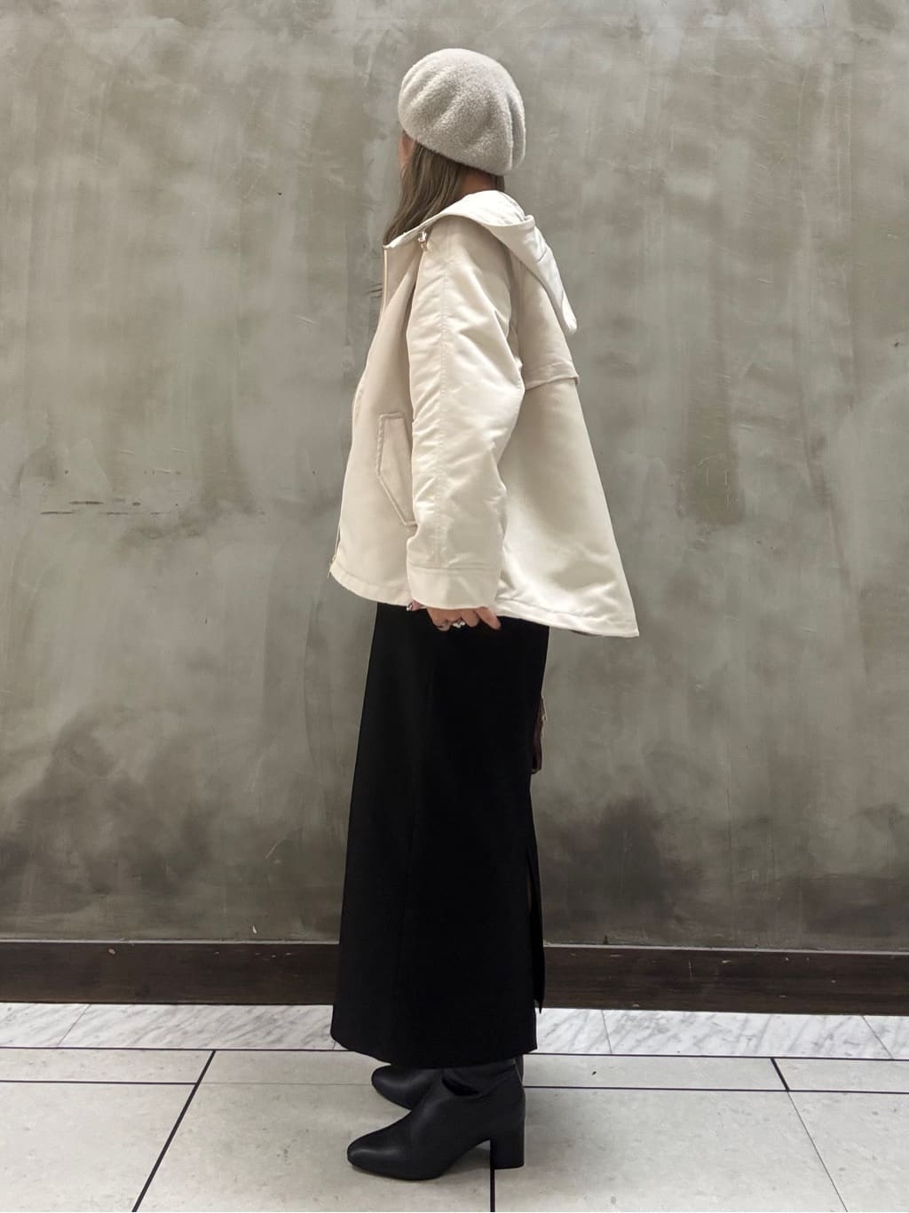 minaさんの「grove｜【名品アウター/3WAY・はっ水】ボアライナー付マウンテンパーカ」を使ったコーディネート