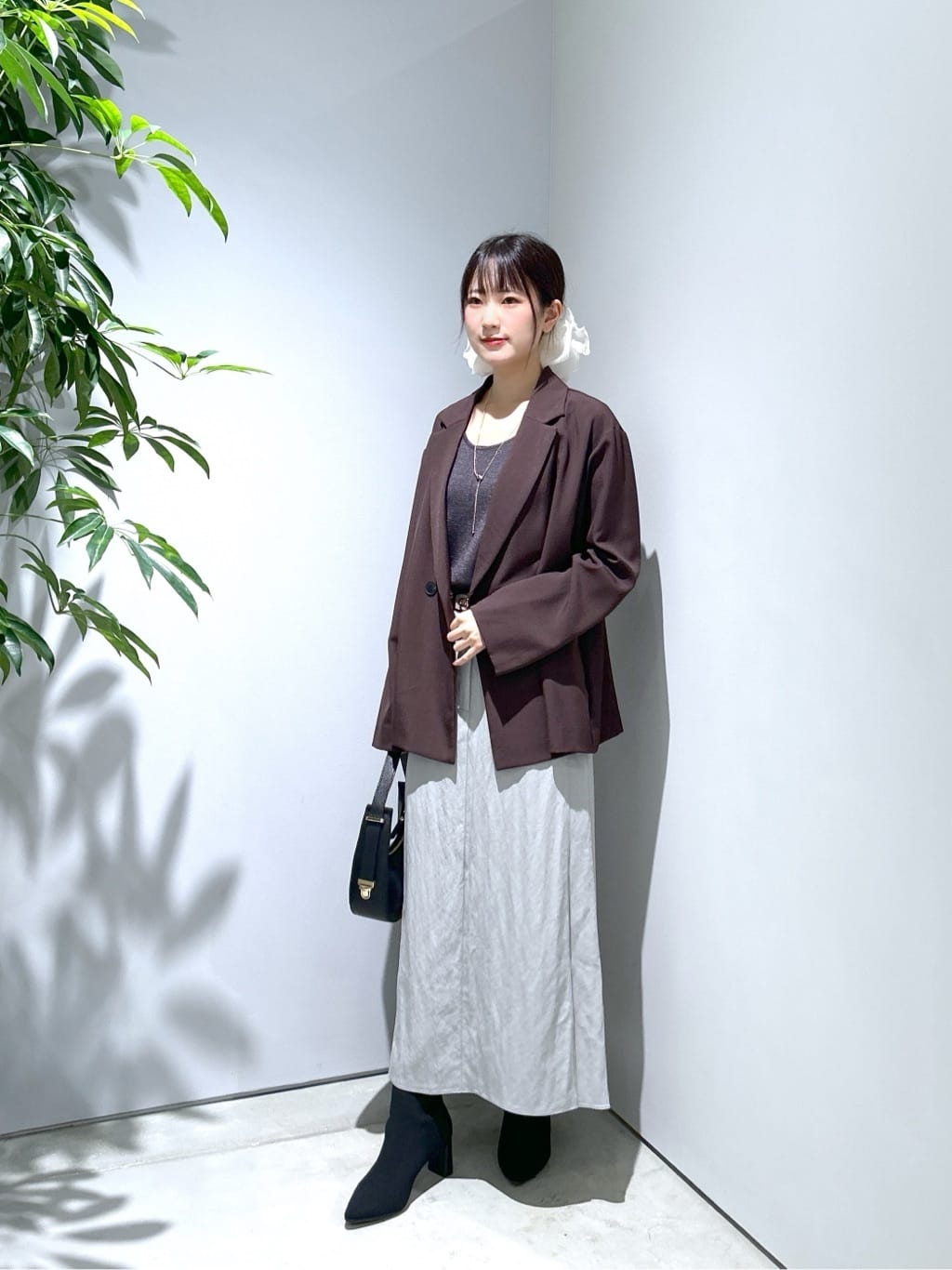 Renoさんの「INDIVI｜ロングニットタンク」を使ったコーディネート