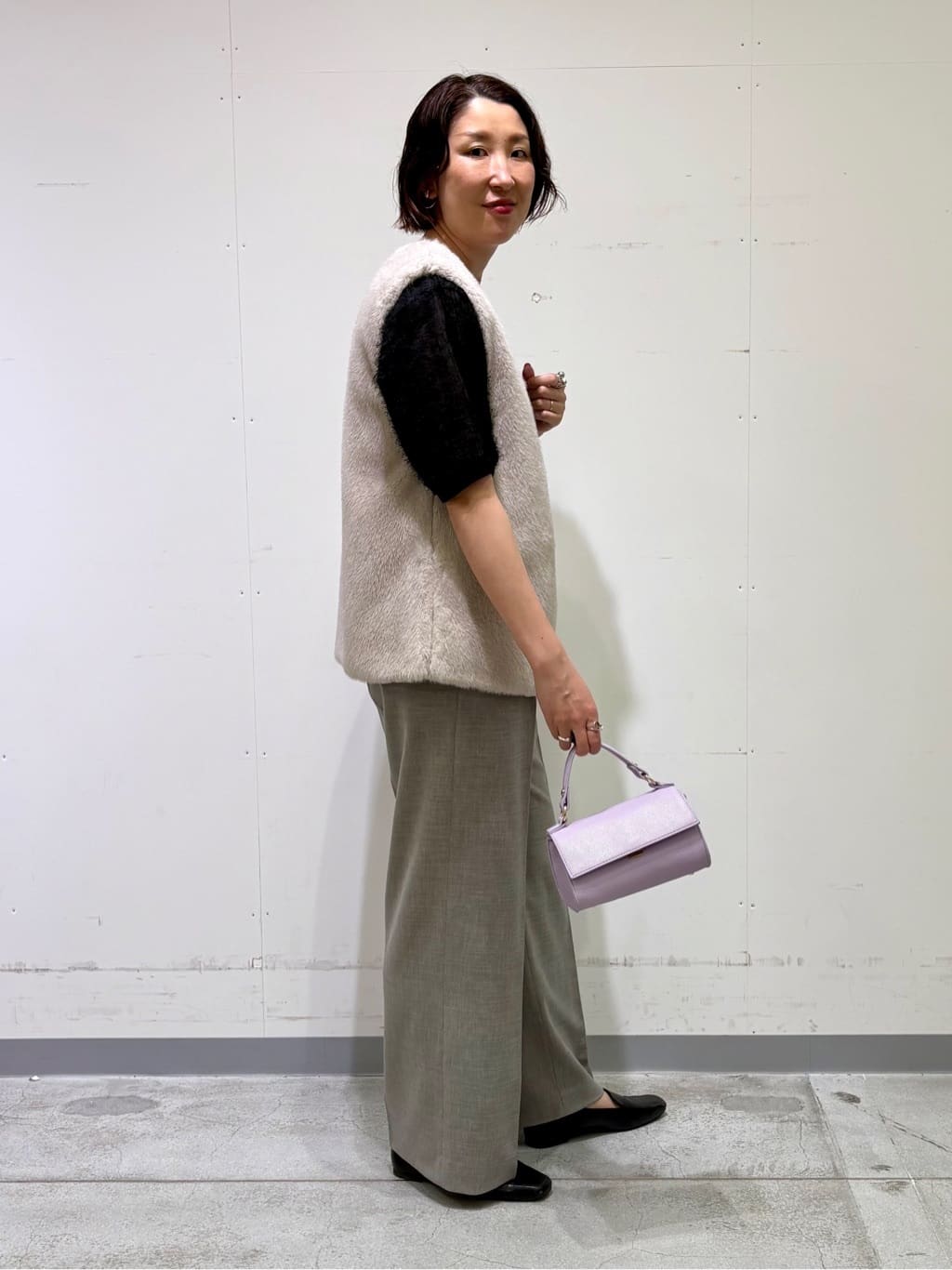 yuriさんの「INDIVI｜ヘアリージャカードトップス」を使ったコーディネート