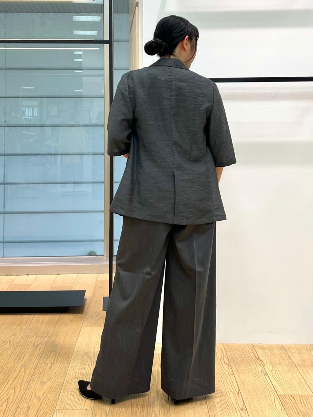 shimaさんの「INDIVI｜ライトダブルジャケット」を使ったコーディネート