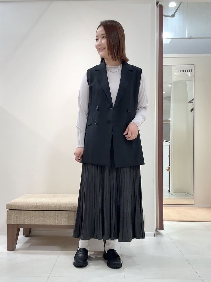YUIさんの「UNTITLED｜【セットアップ可/洗える】スラブテーラードカラージレ」を使ったコーディネート