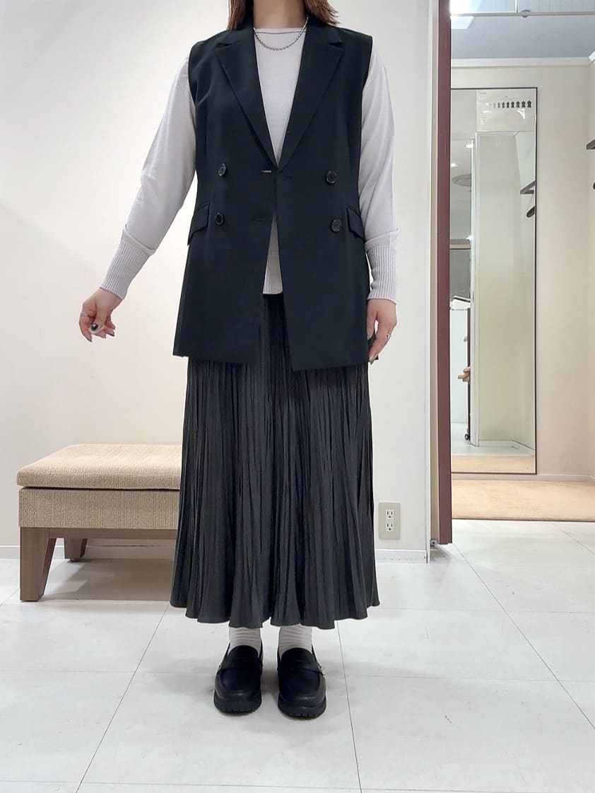 YUIさんの「UNTITLED｜【セットアップ可/洗える】スラブテーラードカラージレ」を使ったコーディネート