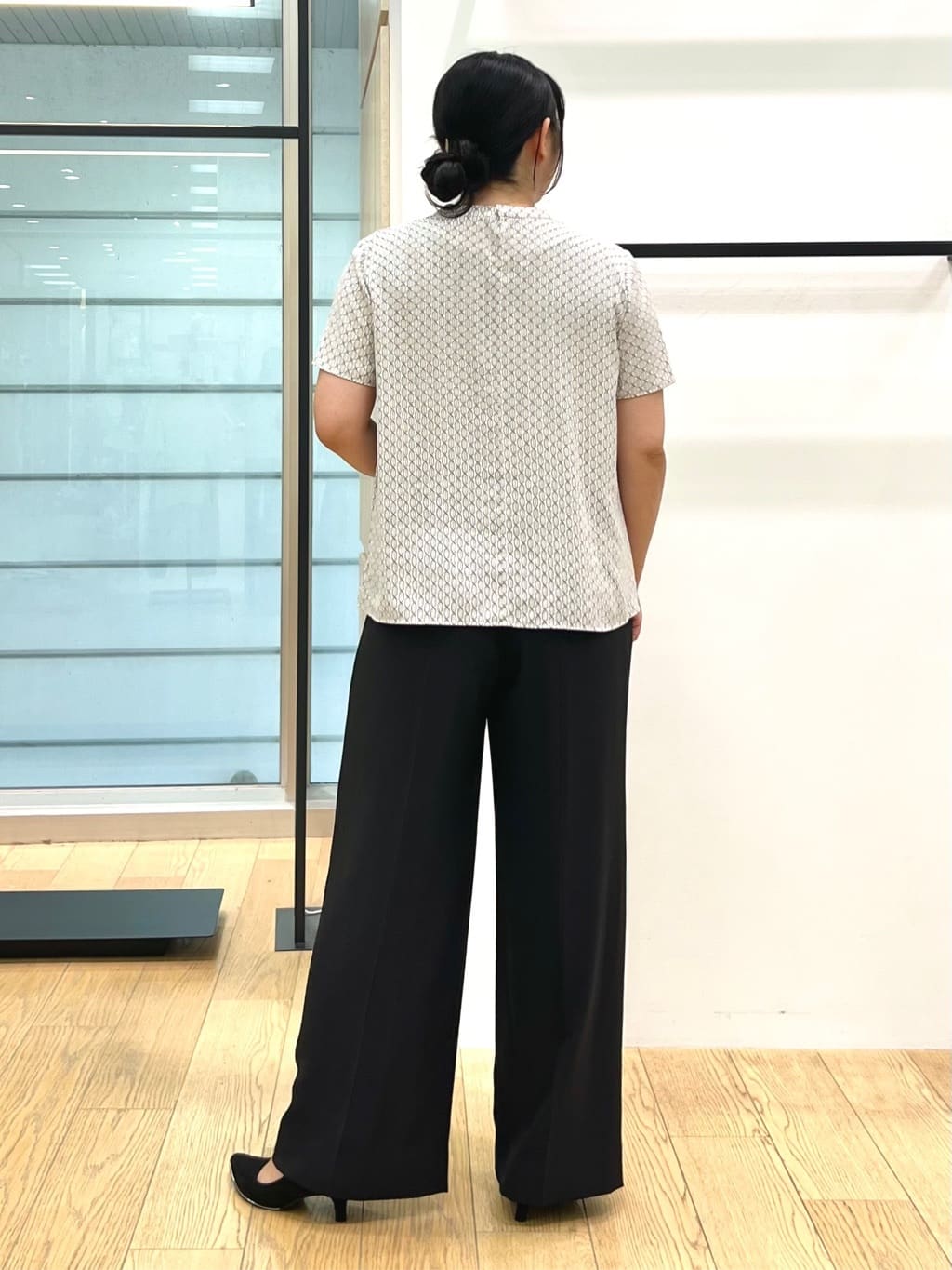 shimaさんの「INDIVI｜【軽く羽織れる！】ダブルジャケット」を使ったコーディネート