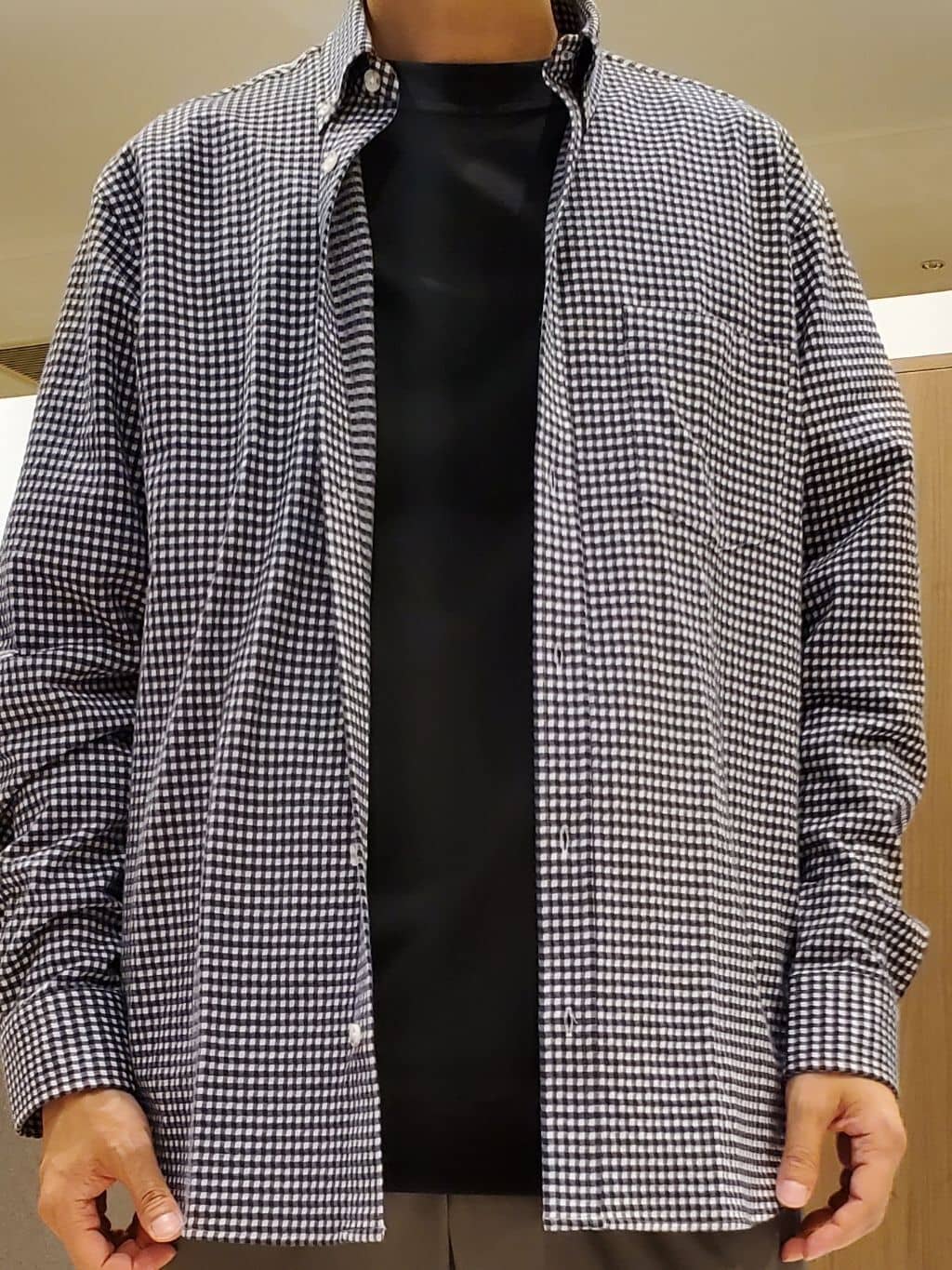 ishidaさんの「TAKEO KIKUCHI｜【抗菌防臭/シーズンレス】シアサッカーギンガムチェック ストレッチシャツ」を使ったコーディネート