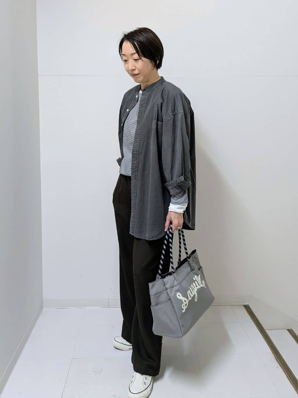 Asaさんの「Dessin｜【軽量・多ポケット】カラーコードトートバッグ」を使ったコーディネート