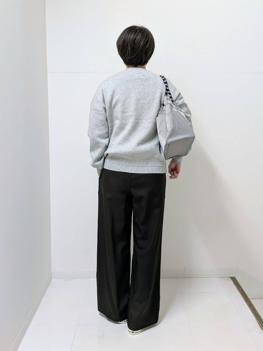 Asaさんの「Dessin｜【洗える】刺繍入りジャカードニット」を使ったコーディネート