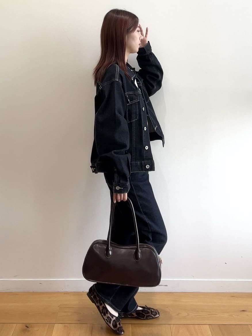 RINAさんの「OPAQUE.CLIP｜ストレッチストレートデニム【洗濯機洗い可】」を使ったコーディネート