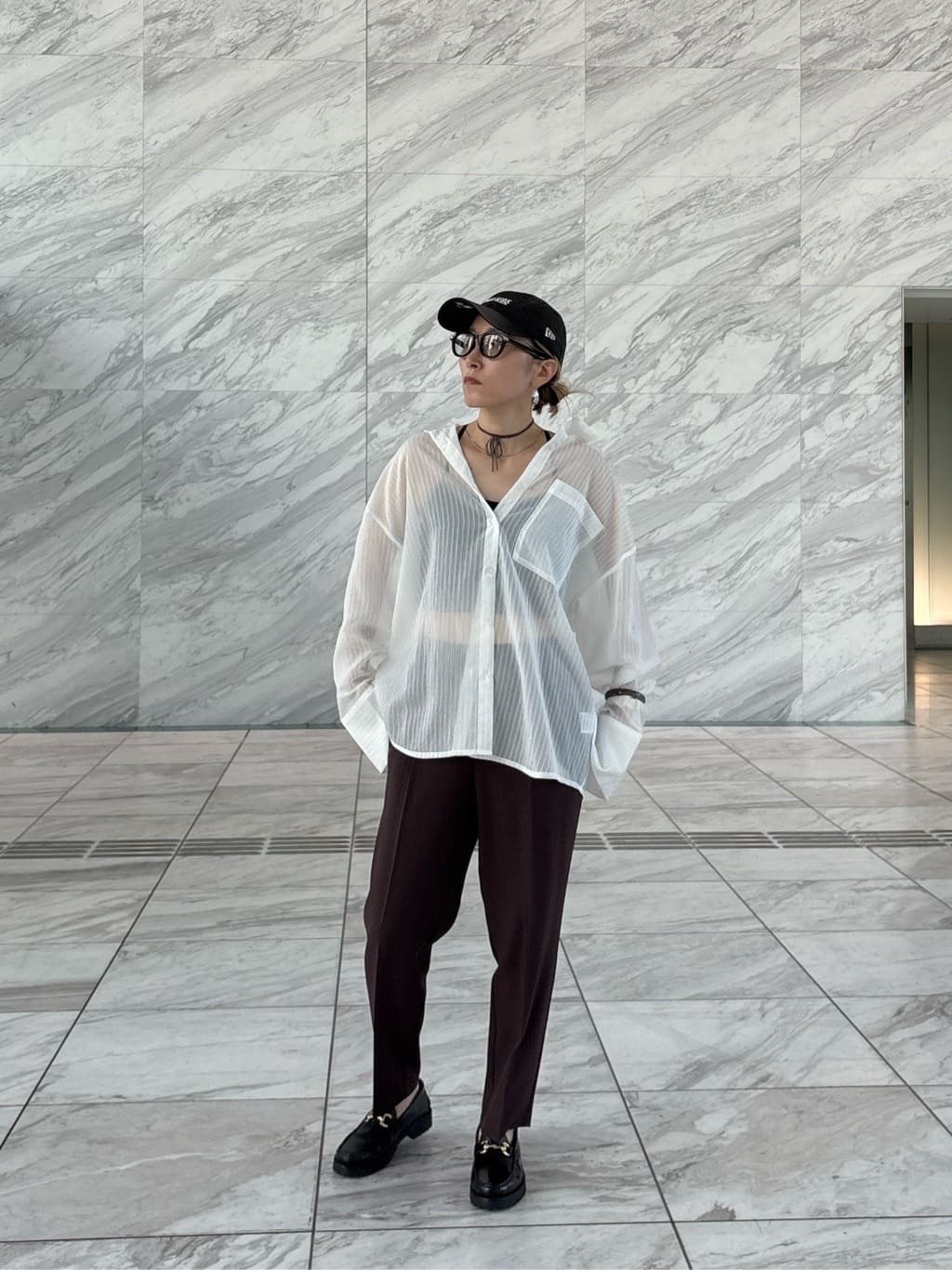 kotakiさんの「INDIVI｜Comfy SET UP｜イージーテーパードパンツ【セットアップ対応／通勤/カセット服】」を使ったコーディネート