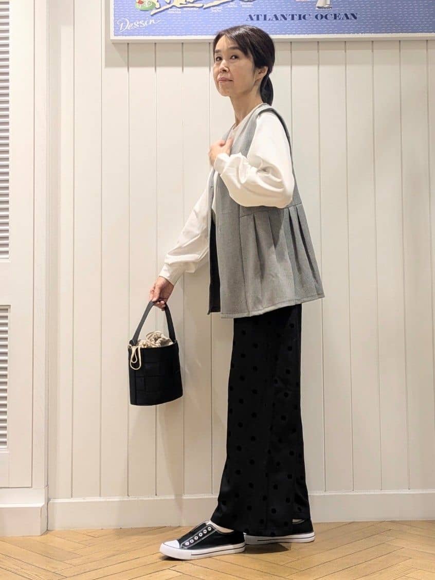 keikoさんの「Dessin｜【2WAY】メッシュバケツBAG」を使ったコーディネート