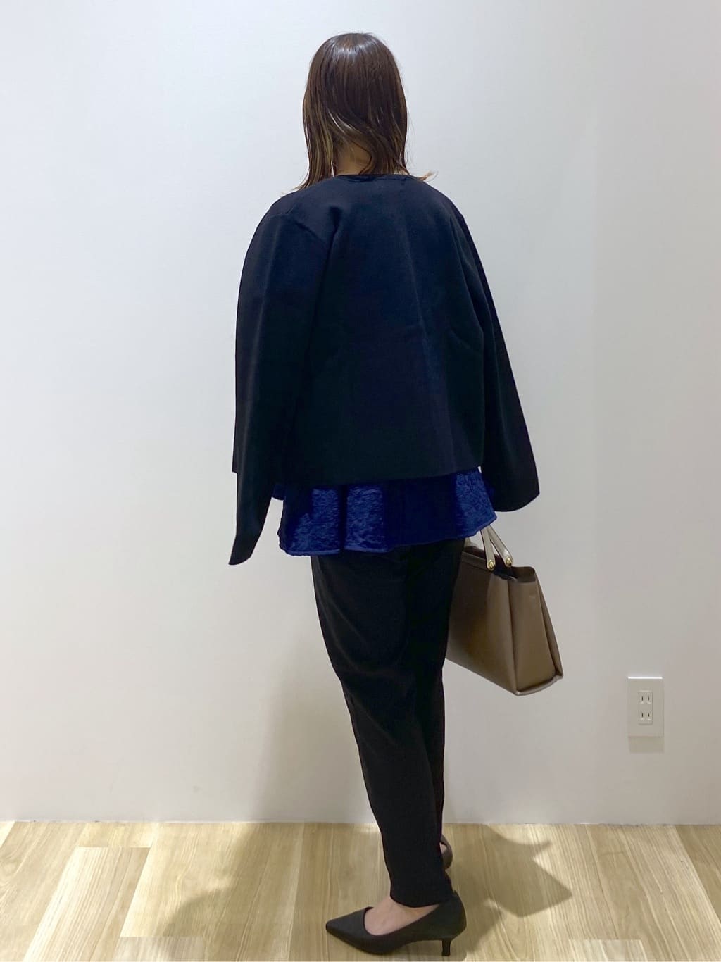 えりさんの「OPAQUE.CLIP｜《SS-LLサイズ》ハイストレッチイージースティックパンツ【洗濯機洗い可】」を使ったコーディネート