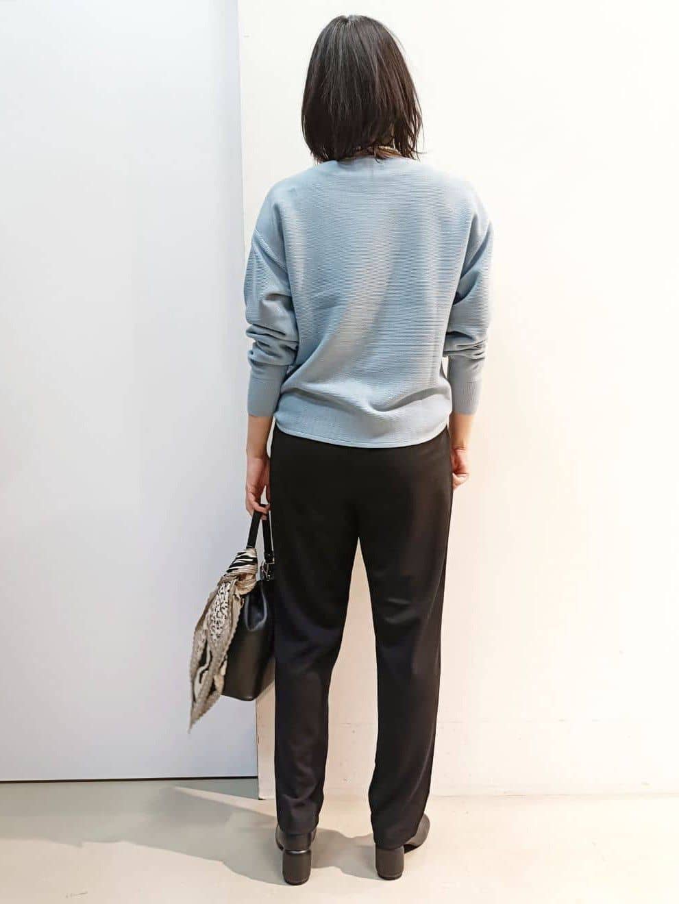 あんさんの「THE SHOP TK｜【S-XLサイズ/選べる7色】どこから見ても美しい ガーターニット/毛玉になりにくい/洗濯機OK」を使ったコーディネート