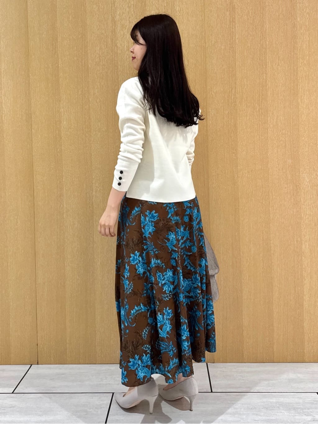 nanaさんの「UNTITLED｜【アンサンブル可/洗える】ウールミラノリブニット」を使ったコーディネート