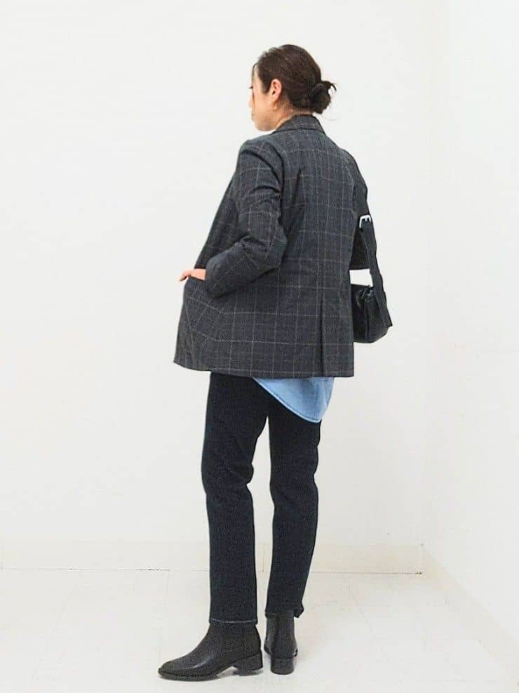 KJさんの「Dessin｜【洗える】ダブルブレストジャケット」を使ったコーディネート
