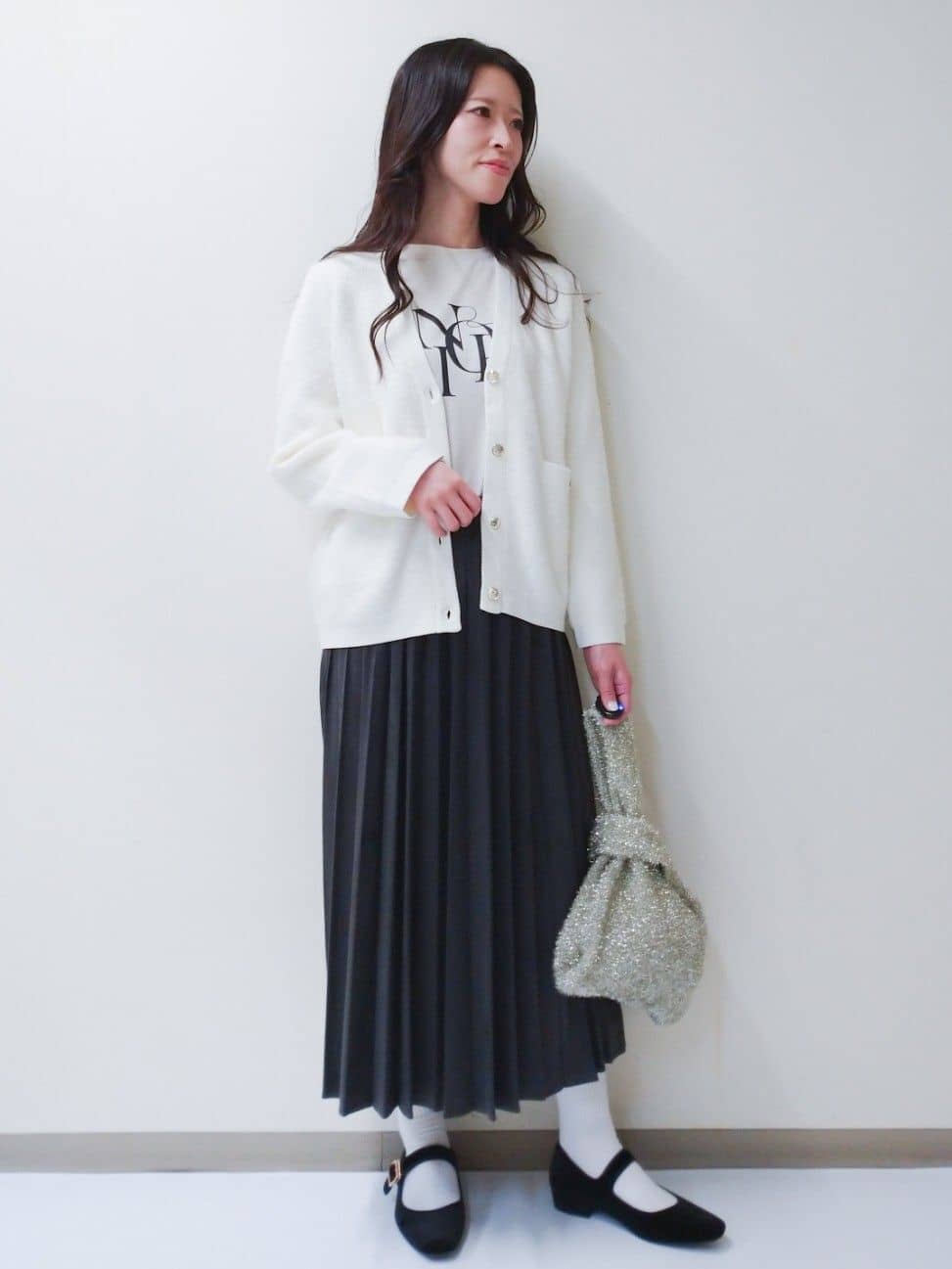yuriさんの「OPAQUE.CLIP｜ロングロゴTシャツ【洗濯機OK】」を使ったコーディネート