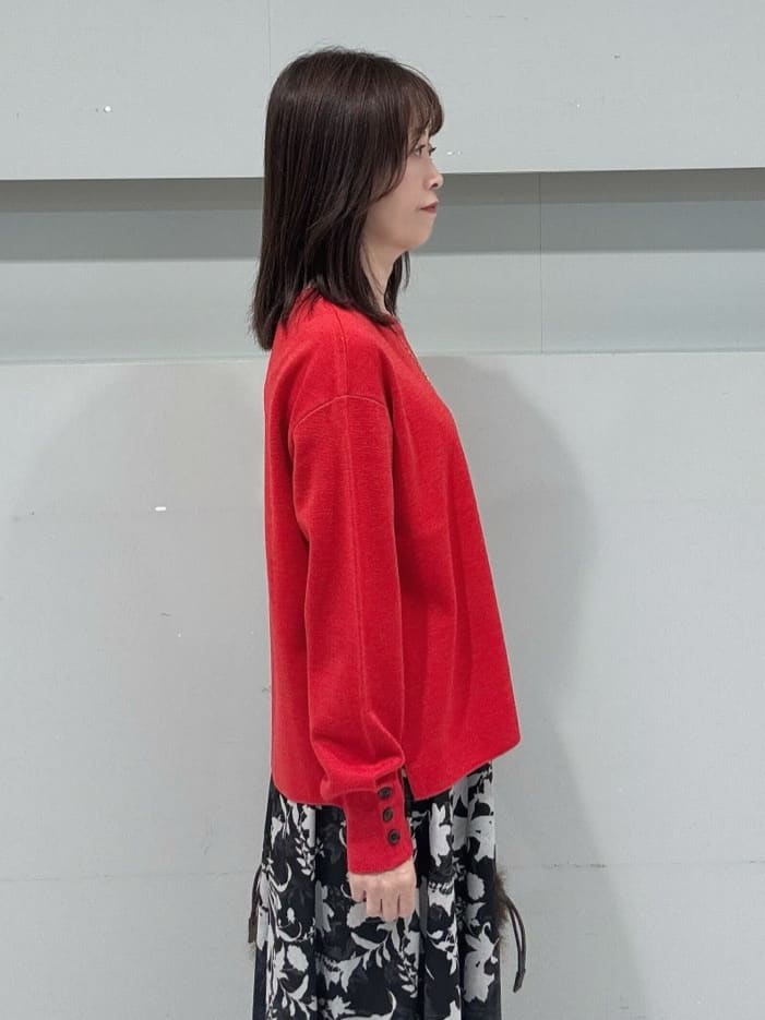makiさんの「UNTITLED｜【アンサンブル可/洗える】ウールミラノリブニット」を使ったコーディネート