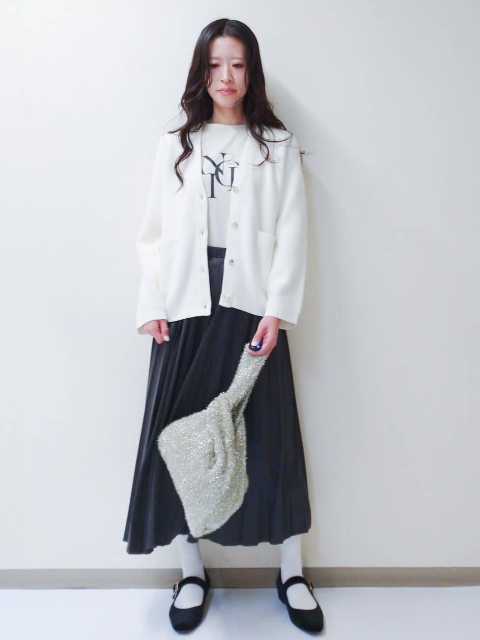 yuriさんの「OPAQUE.CLIP｜ロングロゴTシャツ【洗濯機OK】」を使ったコーディネート