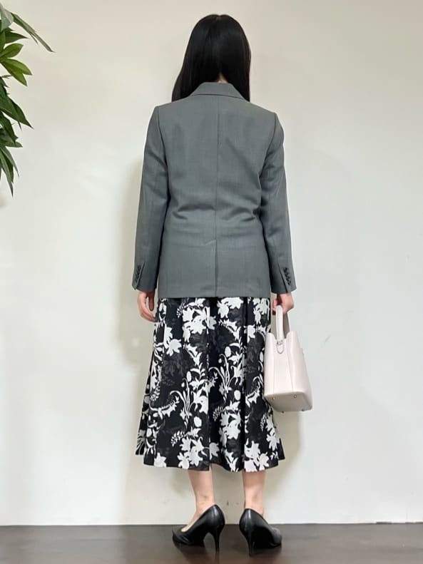 カレンさんの「UNTITLED｜【セットアップ可】ウールライク ダブルブレストジャケット」を使ったコーディネート