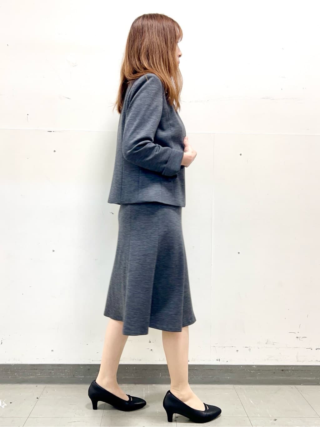 yuさんの「Reflect｜【配色ボウタイ付き】八分袖ジョーゼットブラウス」を使ったコーディネート