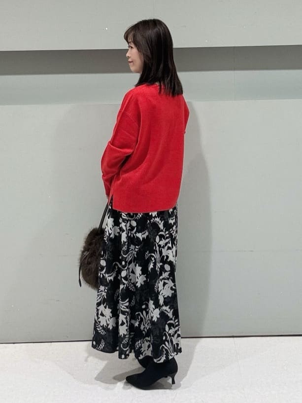 makiさんの「UNTITLED｜【アンサンブル可/洗える】ウールミラノリブニット」を使ったコーディネート