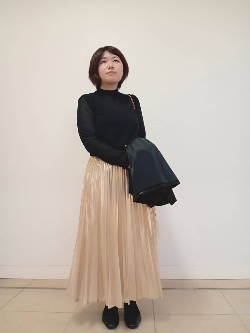 emiさんの「DRESSTERIOR｜◆【セットアップ可/オンオフ】ウールビスコースカルゼジャケット」を使ったコーディネート