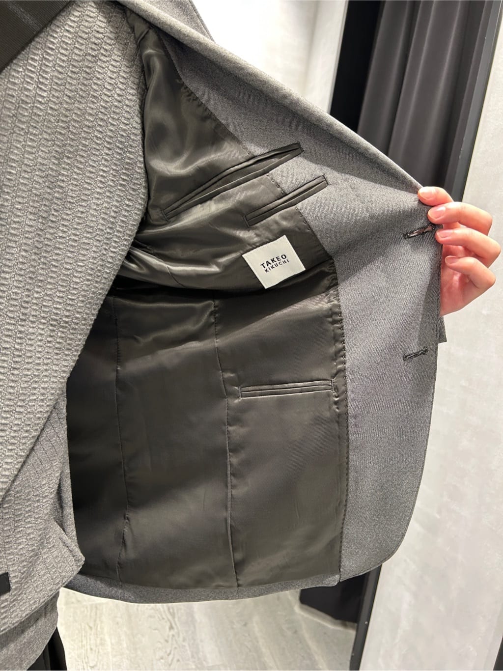 ruiさんの「TAKEO KIKUCHI｜ハイゲージ モックネック ニット プルオーバー」を使ったコーディネート