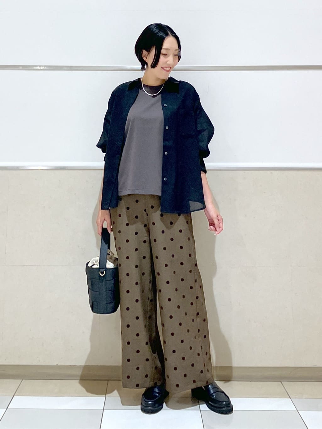 eriko さんの「Dessin｜【洗える】オーガニックコットンフレンチスリーブ」を使ったコーディネート