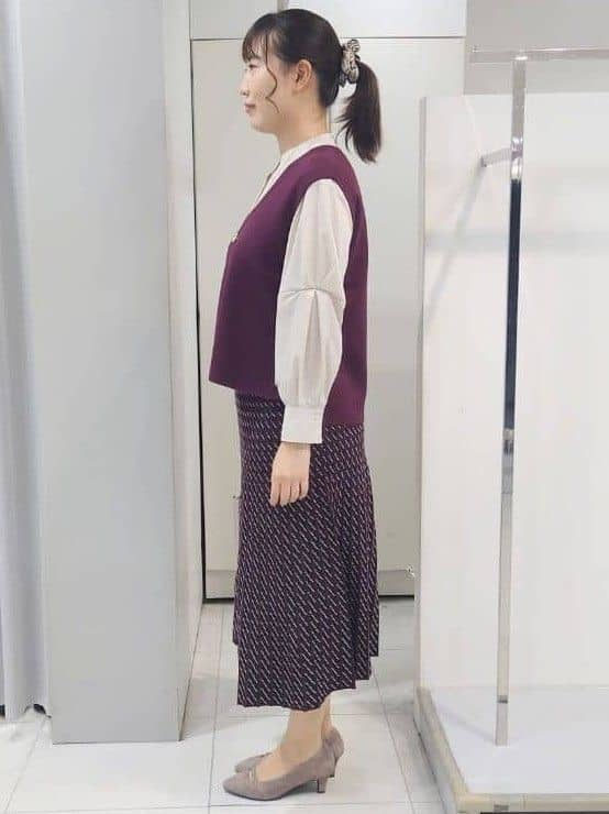 AZUSAさんの「Reflect｜【さらっと一枚で決まる／重ね着にもおすすめ◎】タックスリーブシャツブラウス」を使ったコーディネート