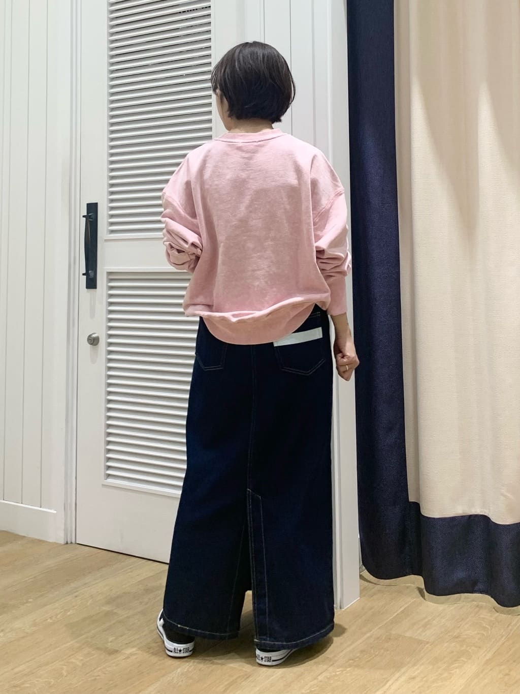 IMARIさんの「Dessin｜【2WAY・洗える】デニムジャンパースカート」を使ったコーディネート