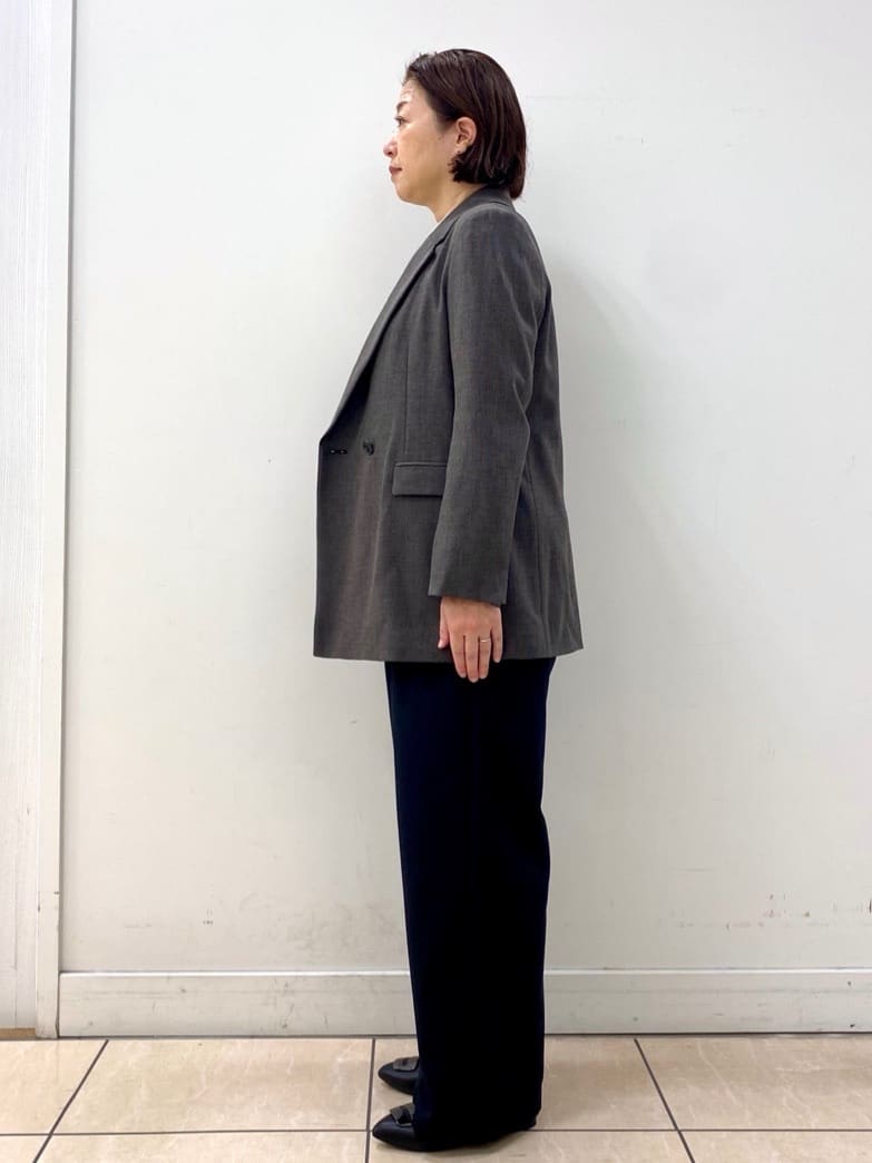 ksmさんの「Reflect｜【さらっと一枚で決まる／重ね着にもおすすめ◎】タックスリーブシャツブラウス」を使ったコーディネート