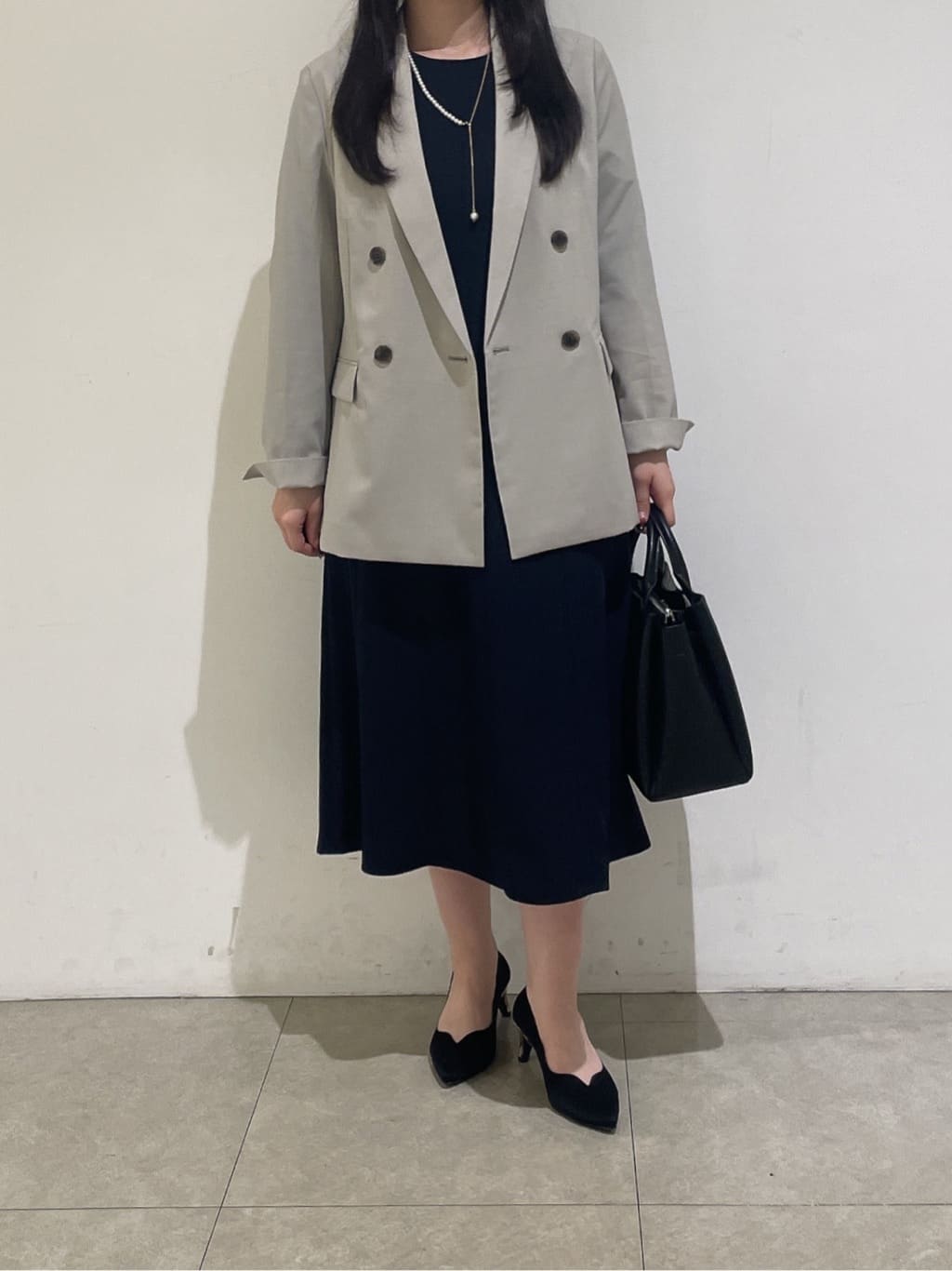 emikaさんの「INDIVI｜【UVケア】ライトダブルジャケット」を使ったコーディネート